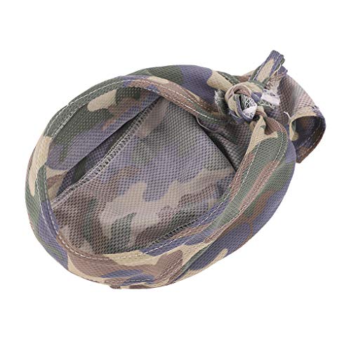 PURFUN Men Women Breathable Cycling Bandana Headscarf Adjustable Sweat Wicking Quick Dry Mesh Head Scarf Wrap Liner Skull Cap - color: Camou#1