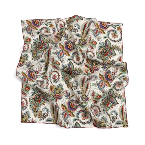 STARWHISPER Multicolored 22''x22'' Cotton Bandana for Women and Men Multi-purpose Headband Hair Scarf Protective Coverage - color: S3-multicolore