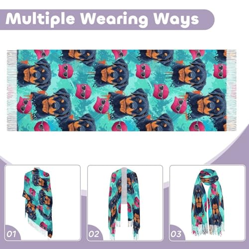 Scarfs for Women Fall Winter Scarves Shawls and Wraps for Evening Dresses - color: Design6