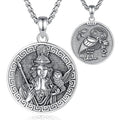INFUSEU Mystical Hecate Triple Moon Goddess Necklaces, Divine Feminine Protection Gifts - style: Athena the Wise