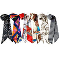kcctoo 2/6/10Pack Scarf Bags for Women Handbag Scarfs Band Hair Neck Scarves Fashion Gifts - color: 6pcs - Grey Beige