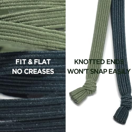 HAVHAF Knotted Mens Hair Ties For Men 8pcs (Thin, Forest) - No damage Crease Breakage Man Bun Hair Tie Men with Long Hair For Curly Thick Elastic Hair Ties For Guys | Perfect hairtie - color: Forest