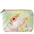 Women and Girls Cute Fashion Coin Purse Wallet Bag Change Pouch Key Holder - color: Elephant and Rabbit