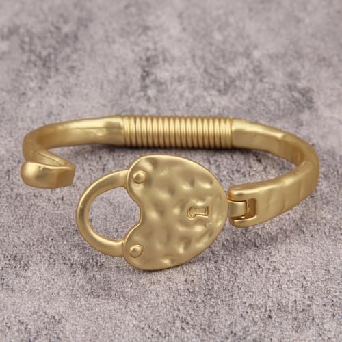 Chunky Gold Bracelet Trendy Gold Cuff Bracelets for Women Statement Silver Arm Cuffs Bangles Arm Punk Jewelry Accessories - style: Arm Cuff Gold