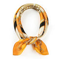ANDANTINO 100% Mulberry Silk Scarf -21” Square Neckerchief with Gift Packed - color: Orange