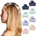 Kitsch Small Hair Clips for Women and Girls – Mini Claw Clips – Hair Accessories – Daily Styling, Recycled, Garden Bouquet | Ideal Gifts for Women – 8pc Set - color: Garden Bouquet