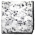 Cotton Bandana,Large Bandanas for Women,Head Coverings for Women,Head Scarf Handkerchief, Square Headband 27" x 27" - color: 27-13-floral-white