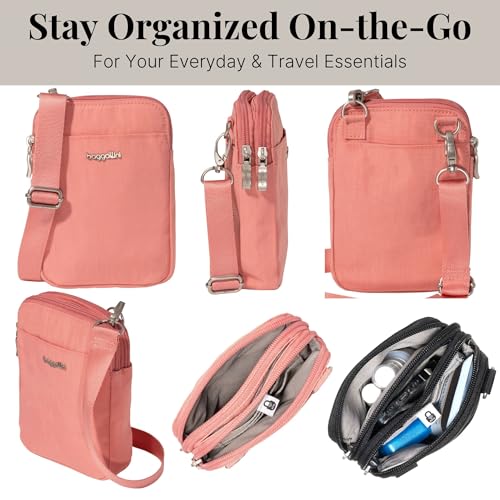 Baggallini Women's Modern Take Two Rfid Crossbody - color: Terracotta