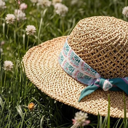 Cotton Like Bandana in Bulk, Head Scarf, Headband, Head wrap, Hair Neck Scarf for Women 22 x 22 inch - color: Bib06 Blooms 4pcs