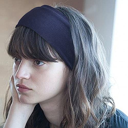 AQOKKA Elastic Knotted Headbands for Women Criss Cross Head Bands for Women's Hair Non Slip Boho Wrap Twisted Hair Accessories - color: 8 Pack Ribbing Cross Headbands B