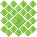 Suhine 24 Pcs Bandanas Bulk for Women Men 22 x 22 Inch Paisley Outdoor Headband Cowboy Handkerchief Summer - color: Fruit Green