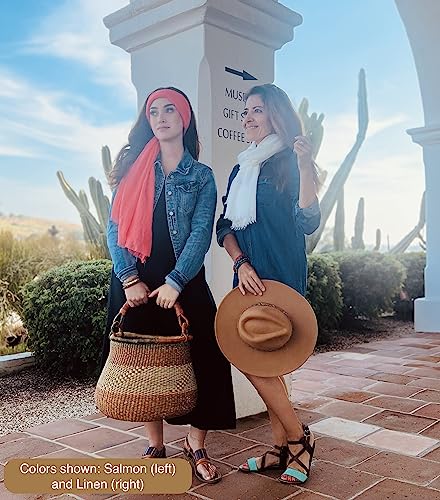 Humble Hilo Womens Woven Bohemian Style Gauze Scarf,Shawl, Head Wrap Fringed Edge Lightweight, Long Folds Small - color: Eggplant