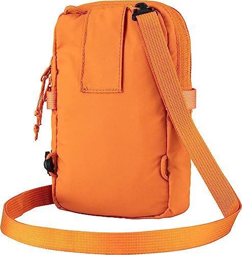 Fjällräven High Coast Pocket Crossbody - Water-Resistant Fabric, Compact Storage, Lightweight Carry - Travel - color: Sunset Orange