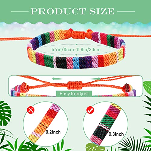 Yinkin 18 Pcs Boho Surfer Ankle Bracelets for Women Men Adjustable Handmade Braided Friendship Bracelet Waterproof String Rope Beaded Anklets Summer Beach Jewelry Gift - style: Elegant Style