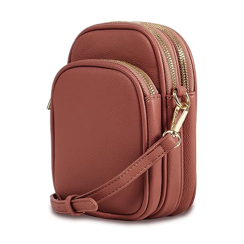 Mali+Lili, Josie Triple Zip Crossbody Bag - color: Brown
