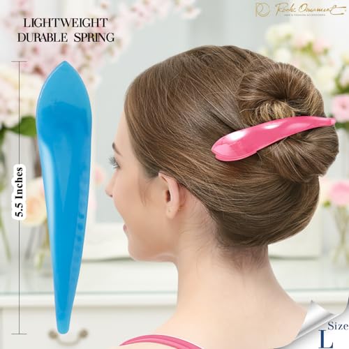 RC ROCHE 6 Pcs Duck Bill Alligator Hair Clips for Women Sectioning Flat Claw Long Thick Hair Inner Teeth Curved Styling Jaw Strong Secure Grip Salon, Large Jelly Candy Multicolor - color: (Large) Jelly Candy