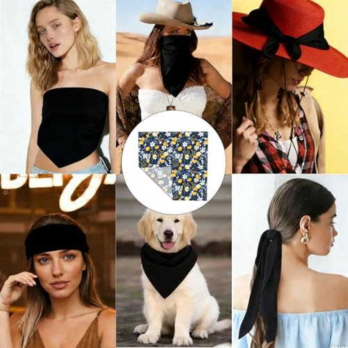 Head Scarf Hair Neck Scarves for Women Fashion Silk Satin Purse Bag Scarfs Handbags Bandana Neckerchief - color: Black Blue Lemon Yellow
