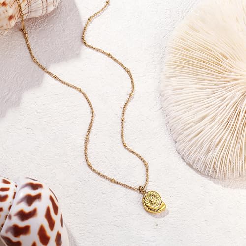 14K Gold Heart Necklace for Women Boho stainless steel waterproof Cute Dainty Love Pendant Necklaces for Women - color: Styie-1