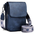 GEMIU Small Crossbody Bags for Women Cell Phone Purse Crossbody Wallet Purses with Card Slots - color: Blue