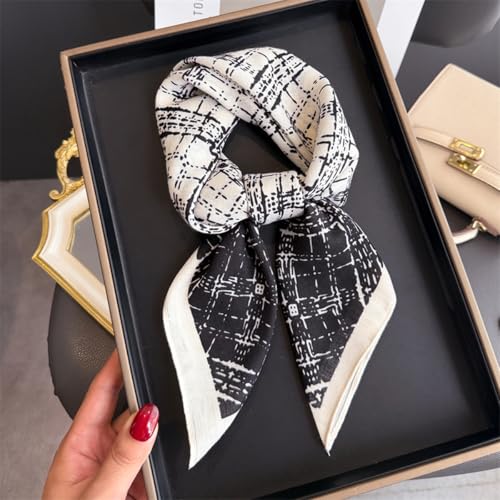 K-Elewon Women Medium Square Scarf Head Scarf Neck Scarf Hair Scarf Head Sleeping Wraps Bandana Scarfs for Women - color: V29