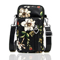BIAOTIE Lightweight Small Crossbody bags Cell Phone Purses Travel Pouch Shoulder Bag for Women - color: Black Orchid