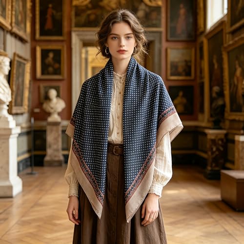 41" Large Square Scarf Hairscarf Fashion Scarves Hair Wrapping Scarfs Night Sleeping Headscarf for Women B06 - color: B0622