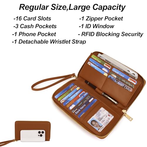 Purses And Wallets Set For Women Work Tote Satchel Handbags Shoulder Bag Top Handle Totes Purse With Matching Wallet - color: A58-3pcs/Set Brown