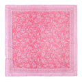 AIBFRID Square Head Scarves Satin Silk Hair Scarf Boho Bandana Headwear for Women Silk Feeling Hair Wrap Neck Scarf - color: Pink, size: 35inch