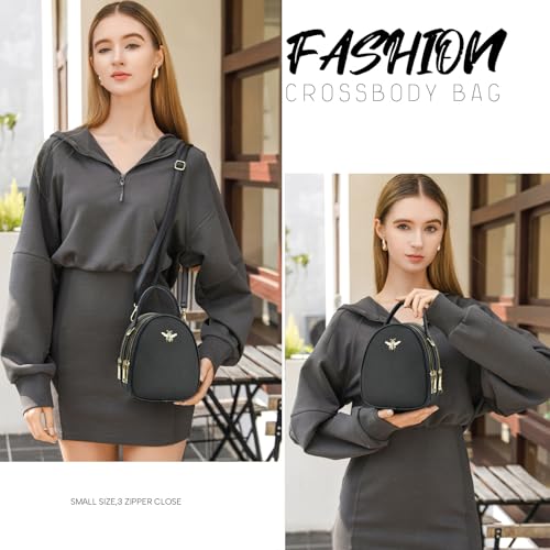 Small Crossbody Bags Shoulder Bag for Women Stylish Ladies Messenger Bags Purse and Handbags Wallet - color: 1-z Black
