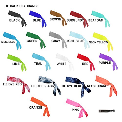 Headbands Tie on Headband for Women Men Running Athletic Hair Head Band Elastic Sports Sweat Basketball Sweatband Stetchy Yoga Workout Sweatbands Adjustable Non-Slip Moisture Wicking - color: Blue Tie Dye
