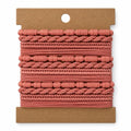 Elm City Direct 12pcs Hair Tie Bracelets, Boho Hair Ties for Women, Elastic Hair Bands for Ponytails (Pink) - color: Pink