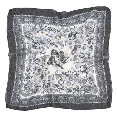 K-Elewon 27.5” Women Medium Square Scarf Head Scarf- 2PCS Neck Scarf Hair Scarf Head Sleeping Wraps Scarfs for Women H07 - color: Se14(2pcs)