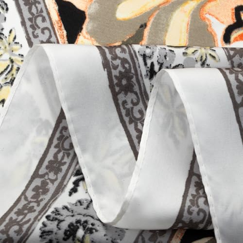 RIIQIICHY Women Head Hair Scarf Like Satin Silk Scarf Sleeping Hair Wrapping Night 27.5" - color: C017