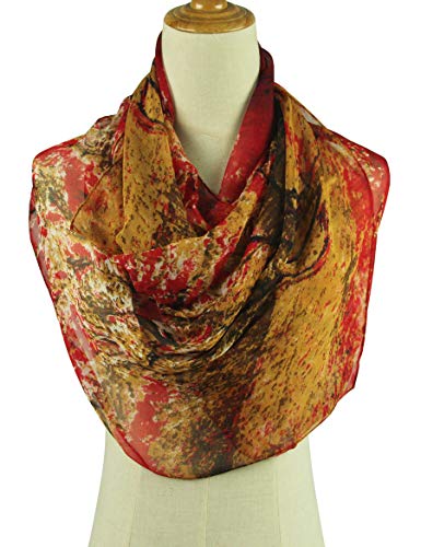 PANTONIGHT Long Chiffon Fashion Scarf Lightweight Chiffon Sheer for women - color: No.787