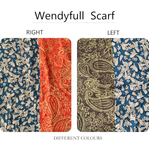 Paisley Pashmina Feel Shawls Wraps for Women Rave Scarf Soft Silky Exotic Boho All Seasons - color: Yellow