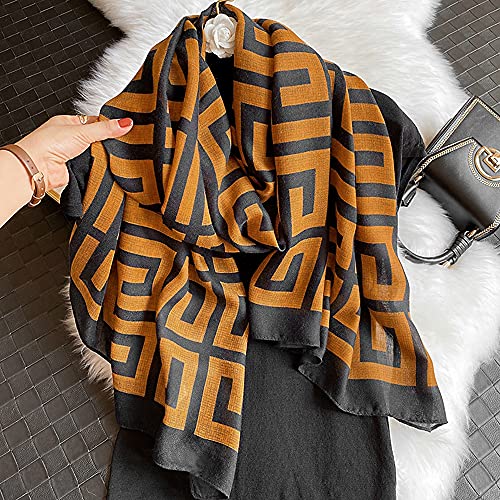 FINIZO Women's Fashion Scarves, Pashmina Wrap for All Season, Everyday Wear for Ladies, Solid Color Bridesmaid Gifts - color: 02