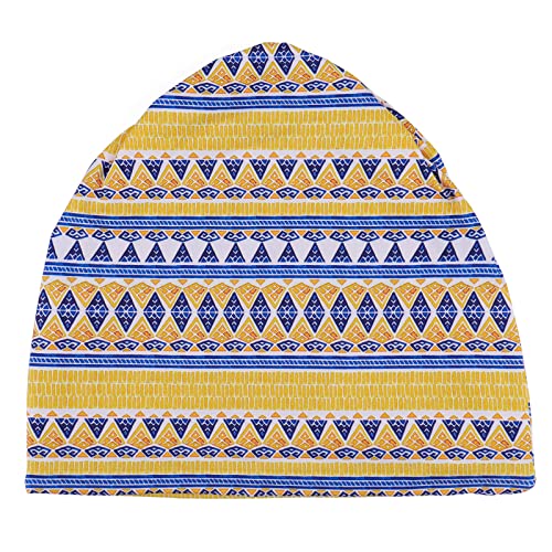 KAKU NANU Women Turban Chemo Beanies Pre Tied Caps Baggy Slouchy Headwear Sleep Scarf - color: Bohemian