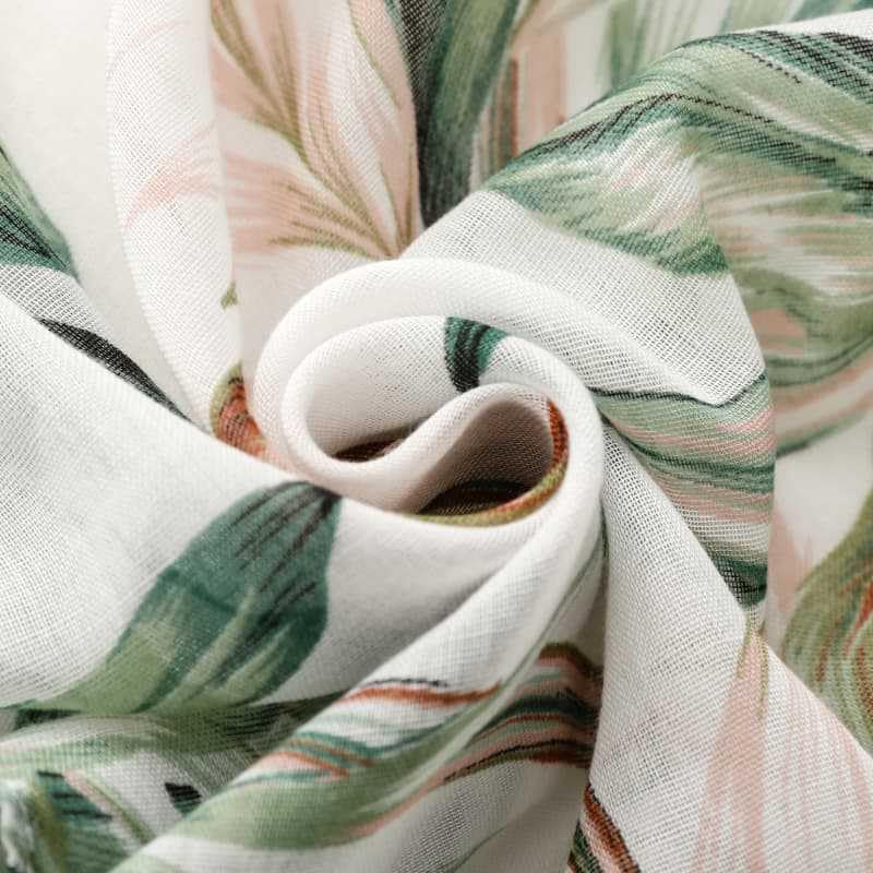 WZX Boho Scarf for Women, 70"x35" Large Lightweight Shawl Wrap for Travel, Sun Protection, Office & All-Season Wear - color: 020