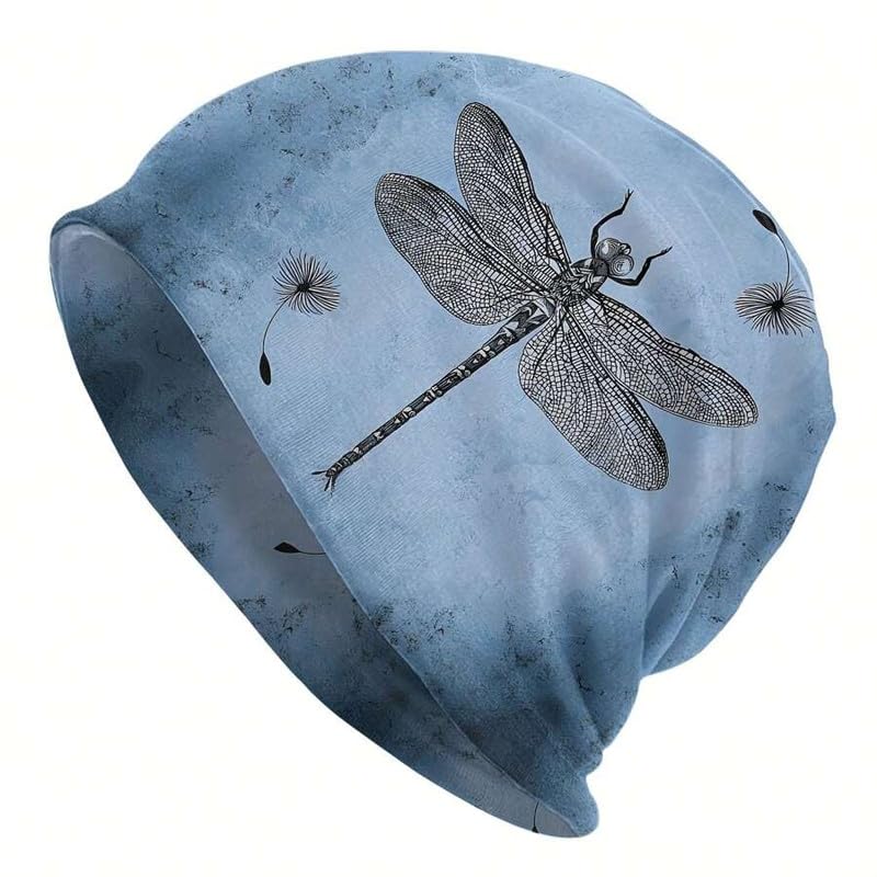 Tenna Teki Women Slouchy Beanie Chemo Hat Cancer Caps for Patient | Autumn Spring Lightweight Comfortable Breathable Beanie for Men - color: Blue