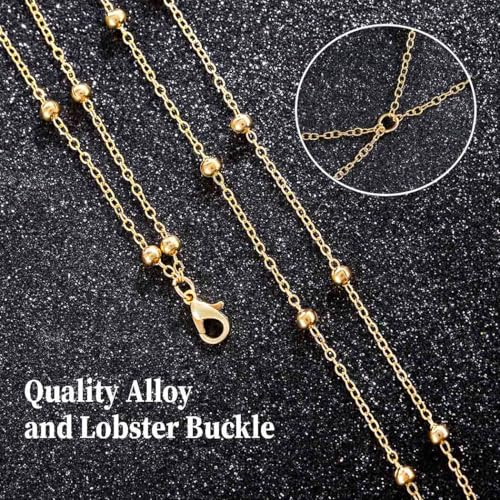 Rhinestone Waist Chains Crystal Waist Chain with Pendant Abdominal Chain Thin Minimalist Body Chain Jewelry for Women Beach Rave - style: B-Beads-Gold