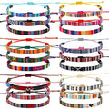 Yinkin 18 Pcs Boho Surfer Ankle Bracelets for Women Men Adjustable Handmade Braided Friendship Bracelet Waterproof String Rope Beaded Anklets Summer Beach Jewelry Gift - style: Classic Style