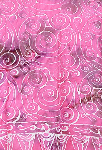 Hats Scarves & More Chemo Scarf Head Scarves for Women Cancer Headwear Headscarf Head Coverings 28 Inch Square Batik - color: Paradise Pink