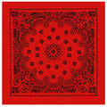 Rothco Trainmen Paisley Bandana - Standard - 22" X 22" - color: Red/Black