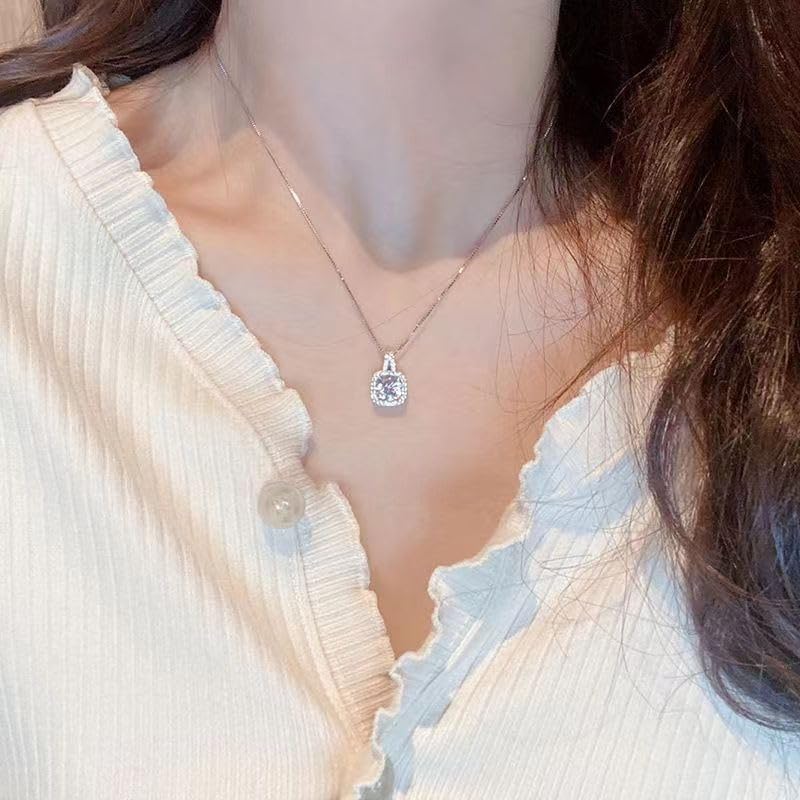 Paxuan 4pcs Cubic Zirconia Wedding Jewelry Sets for Bride Bridesmaid Cubic Zirconia Pendant Necklace Earrings Link Tennis Bracelet Open Ring Set for Women - color: Platinum Plated White Cubic Zirconia