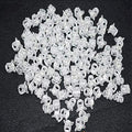 100pc/pack 1cm Hair Claws Clip for Women Girls Plastic Mini Hairpin Hair Clip Clamp Hair Accessories Gifts (100pcs clear) - color: 100pcs clear