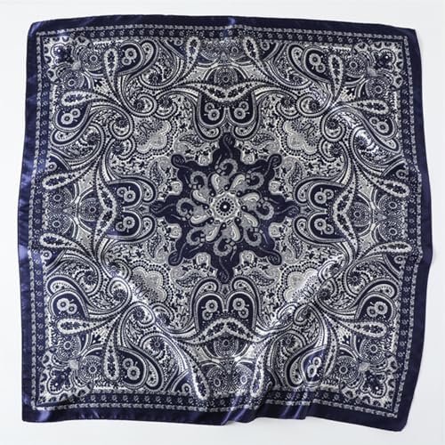 Headscarf Large Square Women Scarf 35" Fashion Scarves Silk Feeling Hairscarf - color: A112