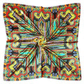 vabovin Satin Head Scarf for Women Silk Like Hair Scarf, 35 x 35 in | Silk Feel Fabric, Hair Wrap for Sleeping, Headscarf and Neck Scarf, Square Bandana Style, Fashion Accessory - color: 007 Yellow Paisley