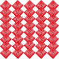 40 Pcs Bandanas Bulk Paisley Bandana Multicolor Cowboy Bandanas for Men Women Western Party - color: Color Set 2