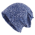 KAKU NANU Women Turban Chemo Beanies Pre Tied Caps Baggy Slouchy Headwear Sleep Scarf - color: Floral-2