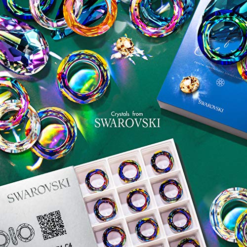 Kate Lynn "Rise From the Ashes" Phoenix Bracelet Made with Crystals from Austria, Adjustable Bangle Bracelet for Women 7"+2", Packaged with Jewelry Box, Birthday Gift for Women, Symbol of Luck and Renewal - color: Bermuda Blue